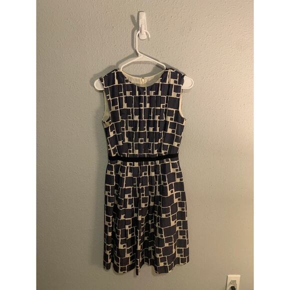 Banana Republic Dresses & Skirts - Banana Republic | Kaily Silk Blend Pleated Sleeveless Dress | Size 8